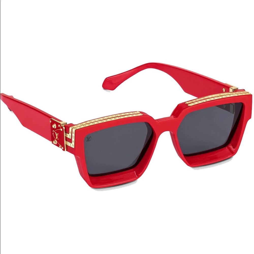 Louis  Vuitton Virgil Abloh 1.1 Millionaires Sunglasses SS19 Red Z1169W LV C.
